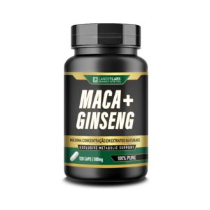 MACA PERUANA + GINSENG 500 MG 120 CAPS (LANDERLABS)